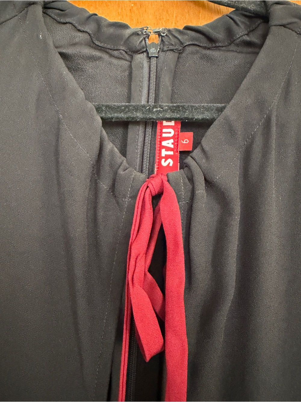Stunning STAUD Black Colorblock Dress - Picture 4 of 7